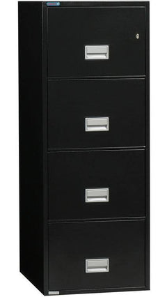 Phoenix Safe LGL4W25 25" 4 Drawer Legal Size Fire File Cabinet