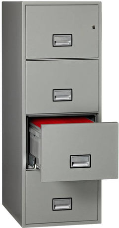 Phoenix Safe LGL4W25 25" 4 Drawer Legal Size Fire File Cabinet