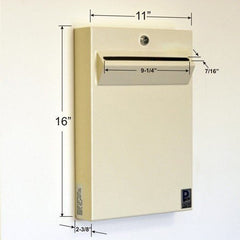 Protex LPD-161 Low Profile Wall Mount Drop Box