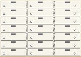 SafeandVaultStore SDBAXSN-21 Single Lock Safe Deposit Boxes