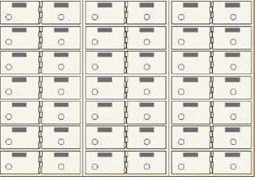 SafeandVaultStore SDBAXSN-42 Single Lock Safe Deposit Boxes