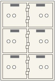 SafeandVaultStore SDBXN6 Safe Deposit Boxes