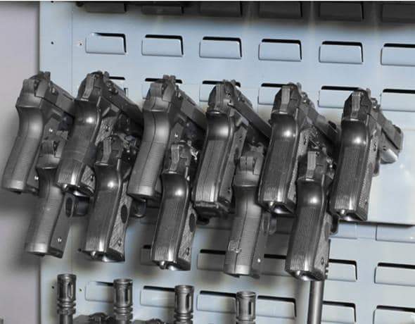 Pg Rack Security SecureIt SEC-52-628 Pistol Peg Rack - 11 Capacity (9mm or Larger ...