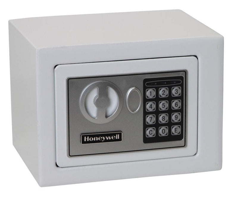 Honeywell 5005W Small White Steel Security Safe with Digital Lock