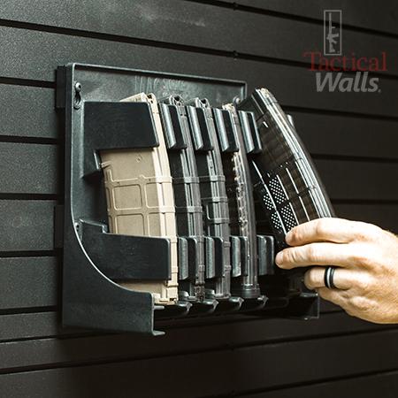 Tactical Walls Modwall Mag Rack - AR15, AK/AR10 or Pistol