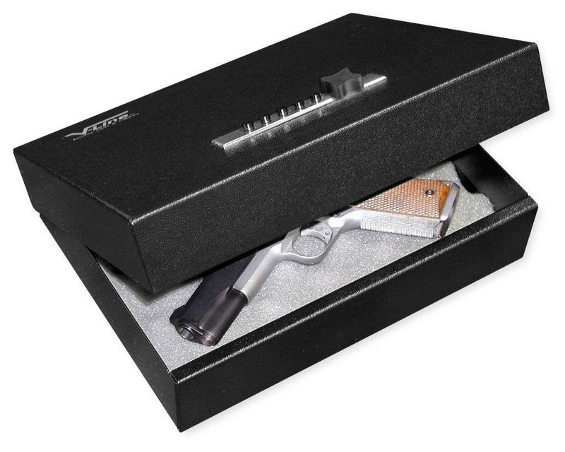 V-Line Top Draw Pistol Safe 2912-S FBLK