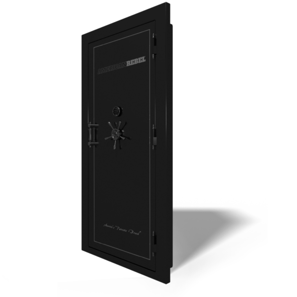 American Rebel AR-VO Black Smoke Outward Swing Vault Door with Digital Lock (85