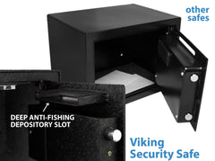 Viking VS-25DBL Small Depository Biometric Fingerprint Safe