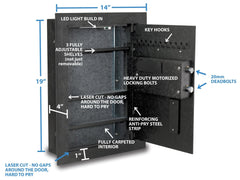 Viking VS-52BLX Hidden in Wall Safe Biometric Safe